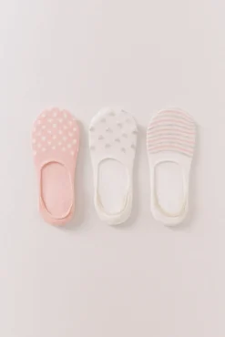 Women'secret Pack 3 calcetines invisibles prints variados