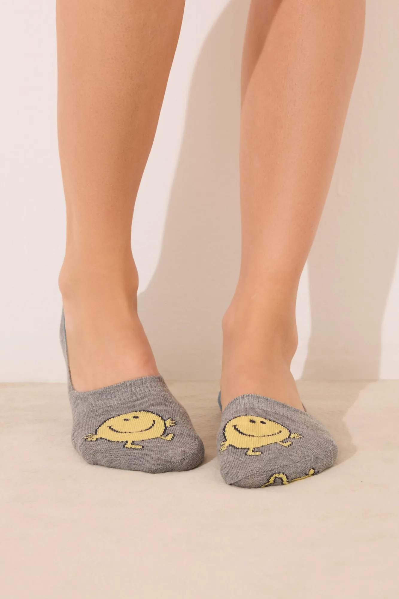 Women'secret Pack 3 calcetines invisibles algodón Mr. Men