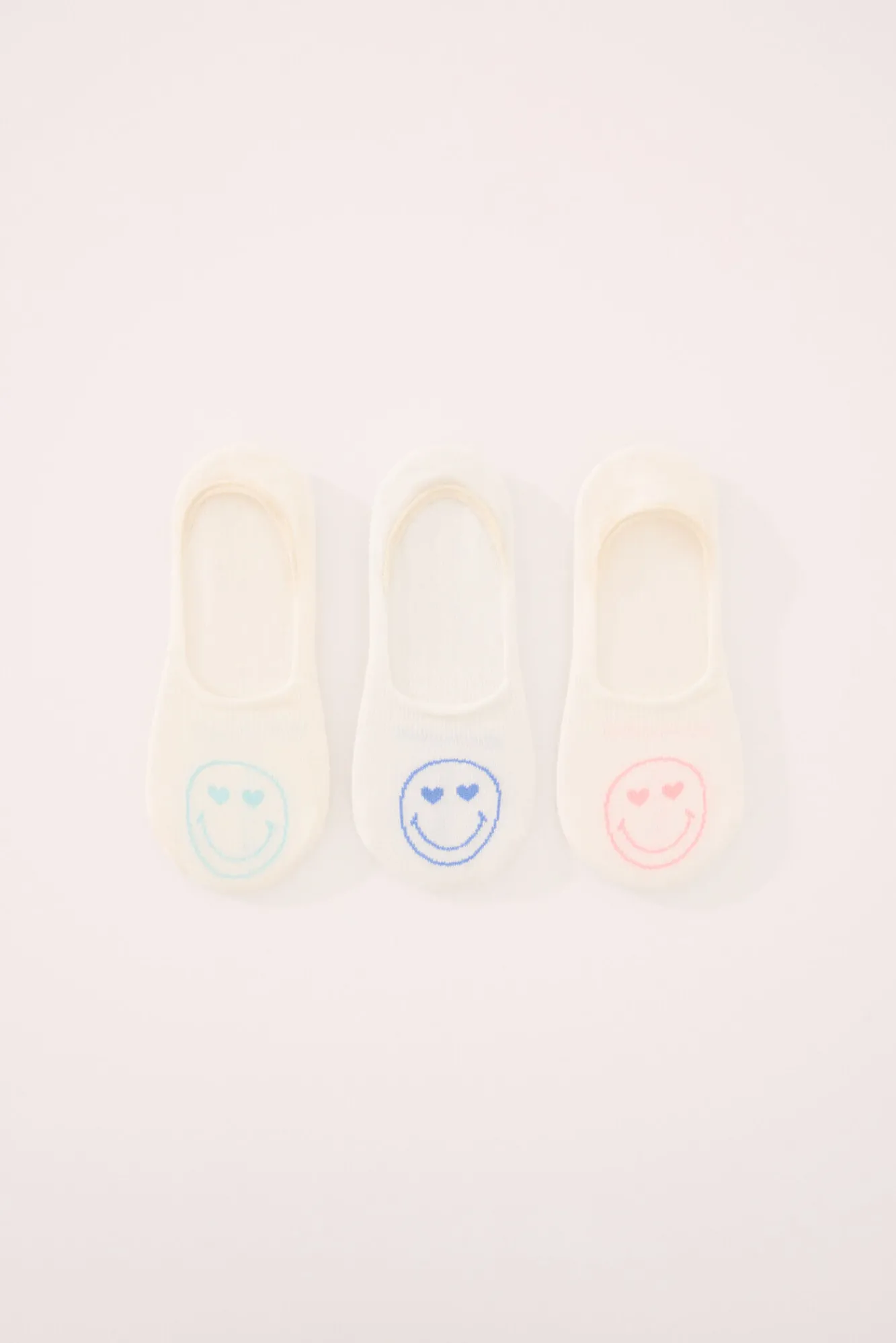 Women'secret Pack 3 calcetines invisibles algodón SmileyWorld®