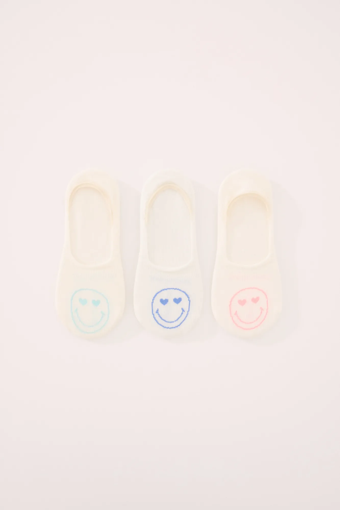 Women'secret Pack 3 calcetines invisibles algodón SmileyWorld®