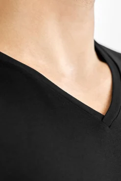 Bread & Boxers Pack 2 camisetas elásticas cuello pico