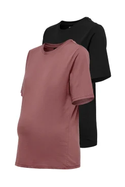 Only Maternity Pack 2 camisetas manga corta premamá