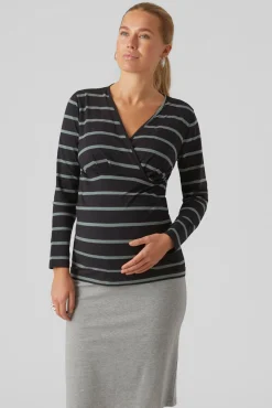 Mamalicious Pack 2 camisetas manga larga maternity y lactancia