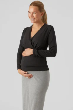 Mamalicious Pack 2 camisetas manga larga maternity y lactancia