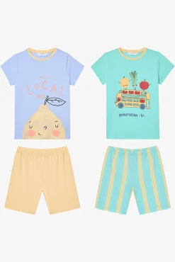 Crianças Penti Pack 2 conjuntos de pijama cortos