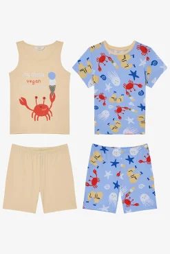 Crianças Penti Pack 2 conjuntos de pijama cortos