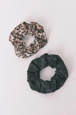 Women'secret Pack 2 scrunchies animal print