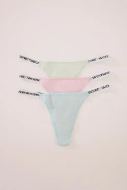 Women'secret Pack 3 tangas algodón logo