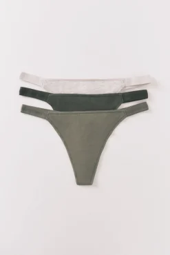 Women'secret Pack 3 tangas algodón logo