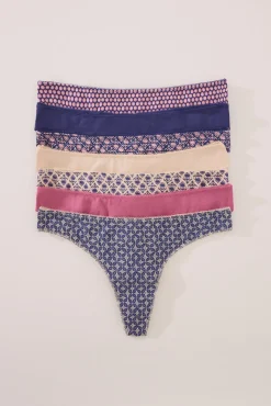 Women'secret Pack 7 tangas algodón mix prints