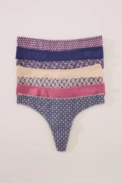 Women'secret Pack 7 tangas algodón mix prints