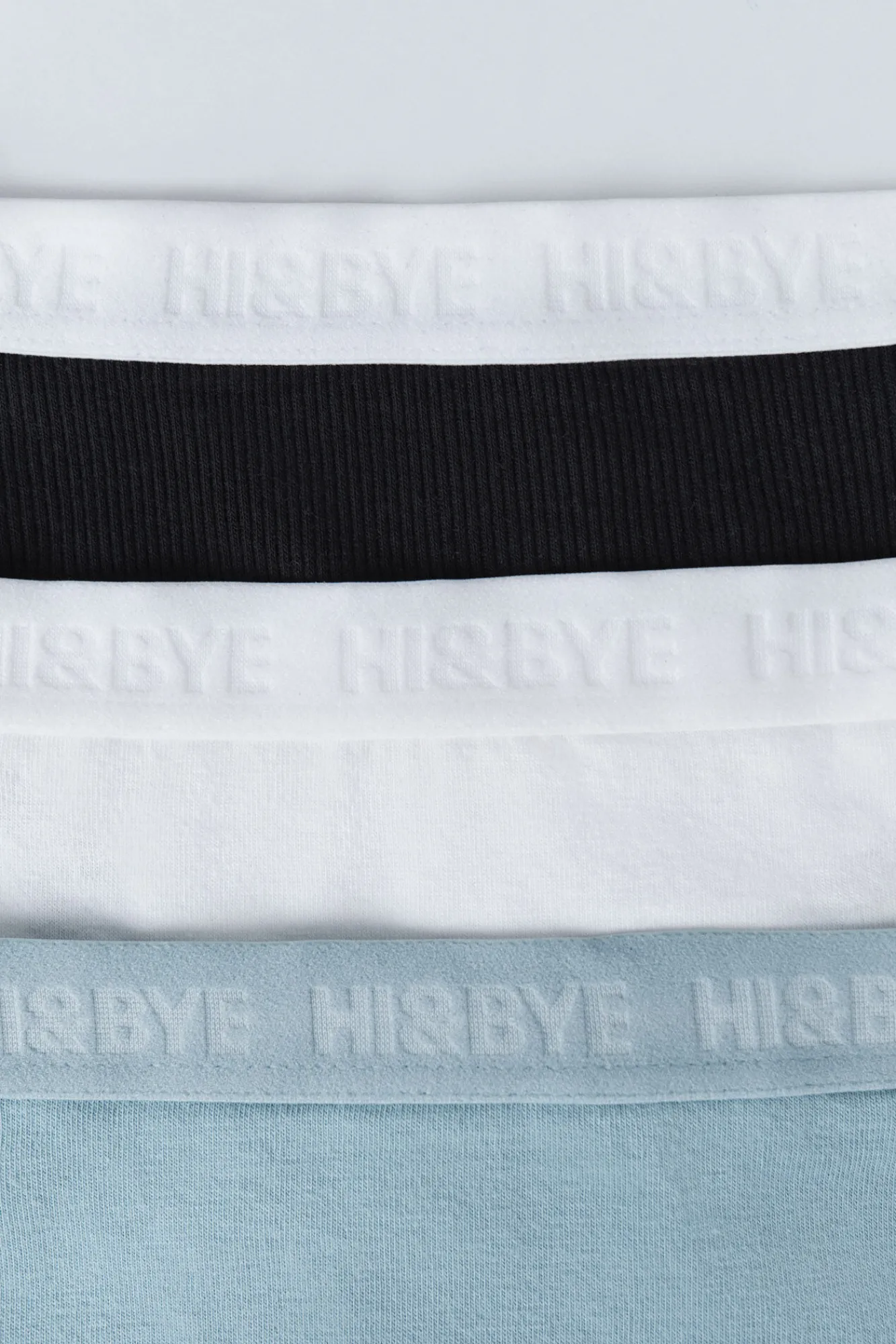 HI&BYE Pack 3 tangas negro, y verde