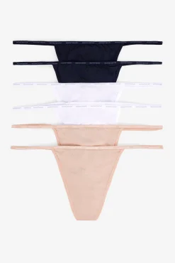 Women'secret Pack 6 tangas tira de microfibra