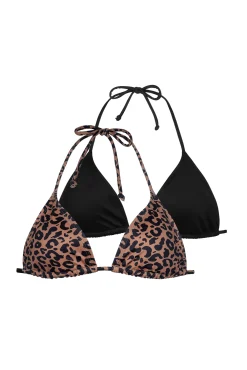 Dorina Pack 2 tops bikini triangular leopardo