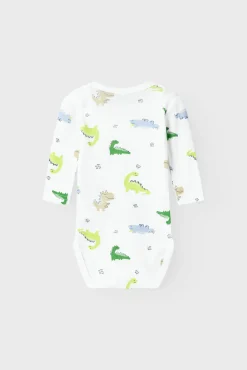 Crianças Name it Pack bodys dinosaurios bebé niño