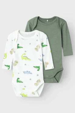Crianças Name it Pack bodys dinosaurios bebé niño
