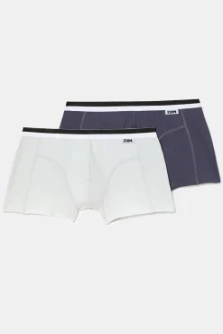 DIM Pack de 2 boxers de algodón elástico