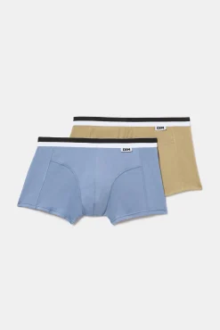 DIM Pack de 2 boxers de hombre de algodón elástico