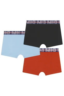 Crianças DIM Pack de 3 boxers de niño con cintura elástica Cotton Strech