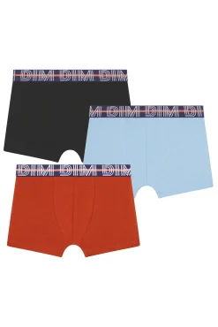 Crianças DIM Pack de 3 boxers de niño con cintura elástica Cotton Strech