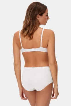 Playtex Pack de 2 bragas altas de algodón elástico con encaje