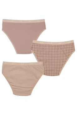 Crianças DIM Pack de 3 bragas de niña estampadas con cintura elástica