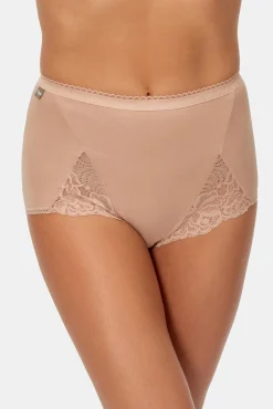 Playtex Pack de 2 bragas maxi de algodón elástico con encaje