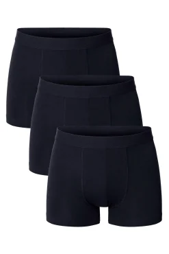 Bread & Boxers Pack de 3 bóxers algodón orgánico es marinos
