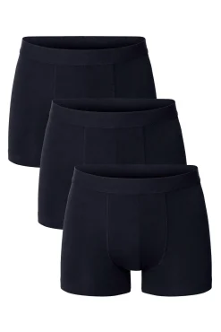 Bread & Boxers Pack de 3 bóxers algodón orgánico es marinos