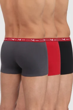DIM Pack de 3 bóxers de hombre de algodón elástico