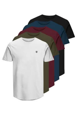 Jack & Jones Pack de 5 camisetas fit estándar