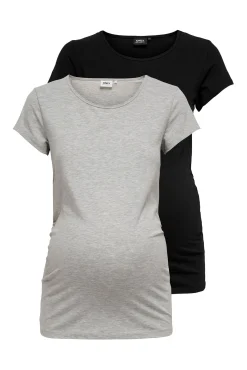 Only Maternity Pack de 2 camisetas maternity
