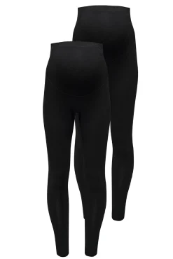 Only Maternity Pack de 2 leggings largos maternity