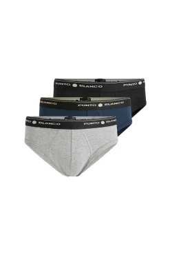 Punto Blanco Pack de 3 slips algodón