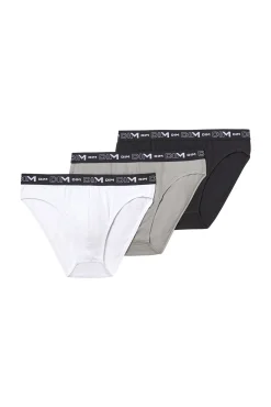 DIM Pack de 3 slips de hombre de algodón elástico