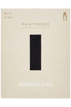 Mamalicious Pack de dos medias cintura alta maternity