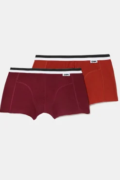 Pack of 2 stretch cotton boxers