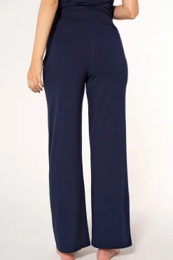 Ohma! Pantalón básico ancho de punto premamá