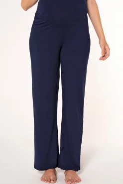 Ohma! Pantalón básico ancho de punto premamá