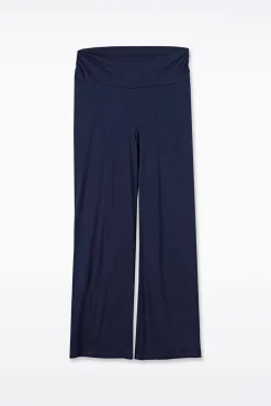 Ohma! Pantalón básico ancho de punto premamá