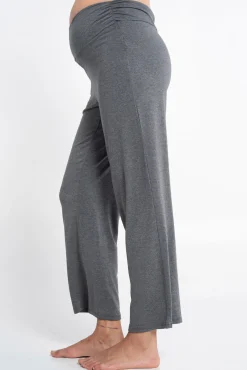 Ohma! Pantalón básico maternity ancho de punto