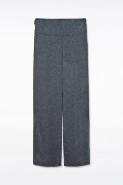Ohma! Pantalón básico maternity ancho de punto