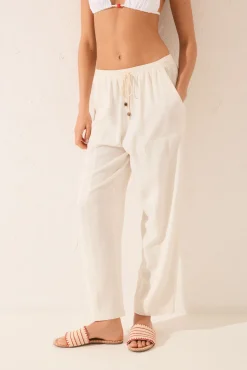 Women'secret Pantalón Capri lino