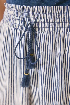 Women'secret Pantalón corto rayas cenefas