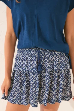 Women'secret Pantalón corto sello azul