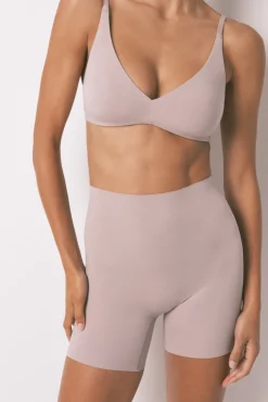 Women'secret Pantalón corto interior algodón beige
