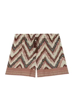 Women'secret Pantalón corto viscosa estampado tribal