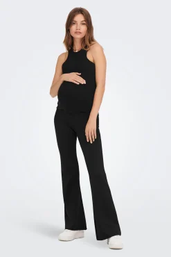Only Maternity Pantalón flare cintura alta maternity