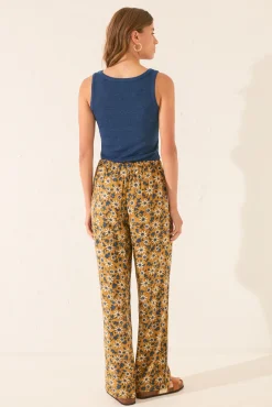 Women'secret Pantalón largo flores