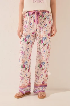 Women'secret Pantalón largo multicolor